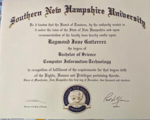 怎么做南新罕布什尔大学毕业证书？