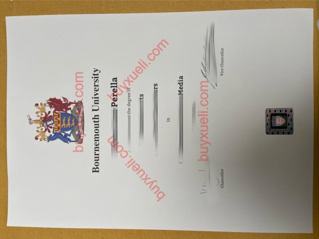 购买伯恩茅斯艺术大学毕业证书，制作伯恩茅斯艺术大学文凭，仿制伯恩茅斯艺术大学学位证，Arts University Bournemouth毕业证