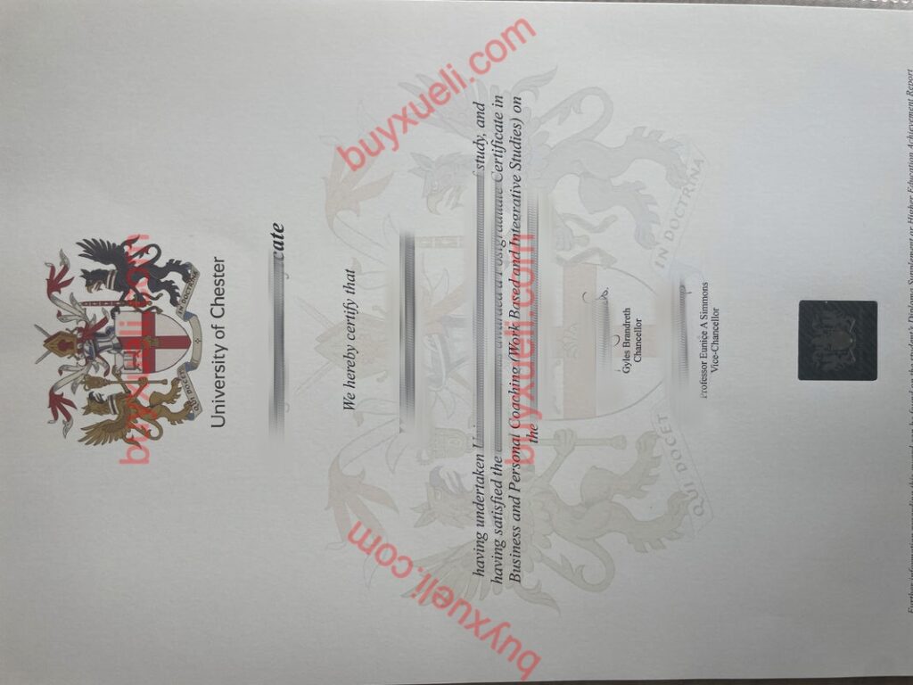 办理切斯特大学毕业证,购买切斯特大学文凭,制作切斯特大学学位证,在线买切斯特大学本科学历,加急买切斯特大学硕士文凭证书,University of Chester文凭毕业证