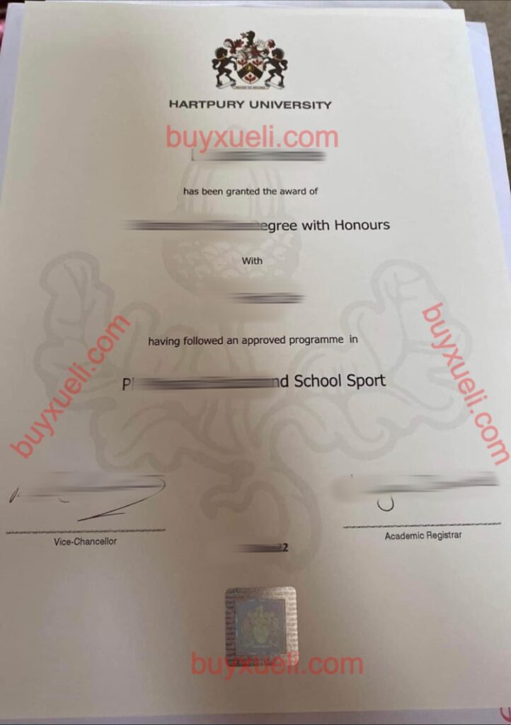 买哈特普里大学毕业证书，做哈特普里大学文凭，办理哈特普里大学学士学位证书，办理英国留服认证
