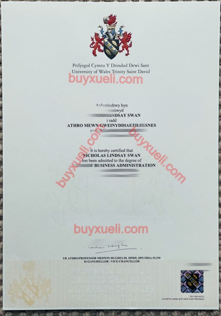 办理威尔士三一圣大卫大学毕业证,制作威尔士三一圣大卫大学学位证,购买威尔士三一圣大卫大学文凭证书,英国学位证