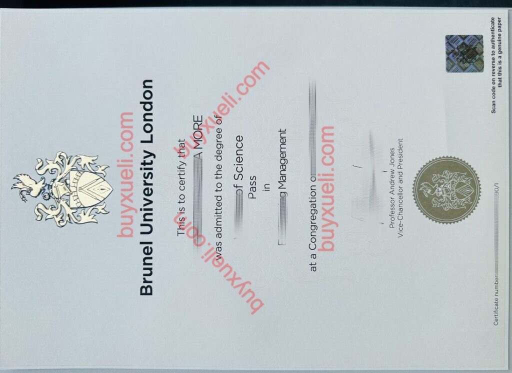 做布鲁内尔大学毕业证书，办理布鲁内尔大学学位证，购买布鲁内尔大学假学位，快速做布鲁内尔大学文凭证书