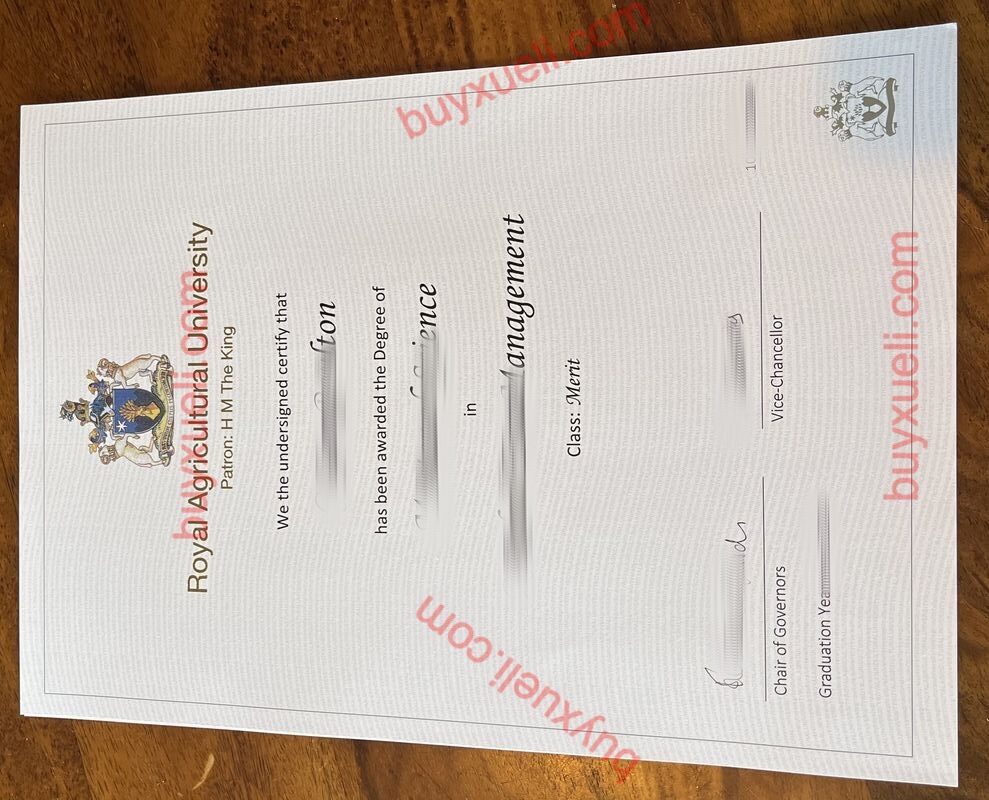 加急皇家农学院毕业证书，办理皇家农学院文凭，购买皇家农学院学位证，Royal Agricultural College学历文凭