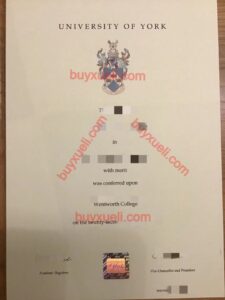 英国约克大学毕业证（文凭）样本,办理英国约克大学学位证,University of York毕业证书制作,办理英国留服认证