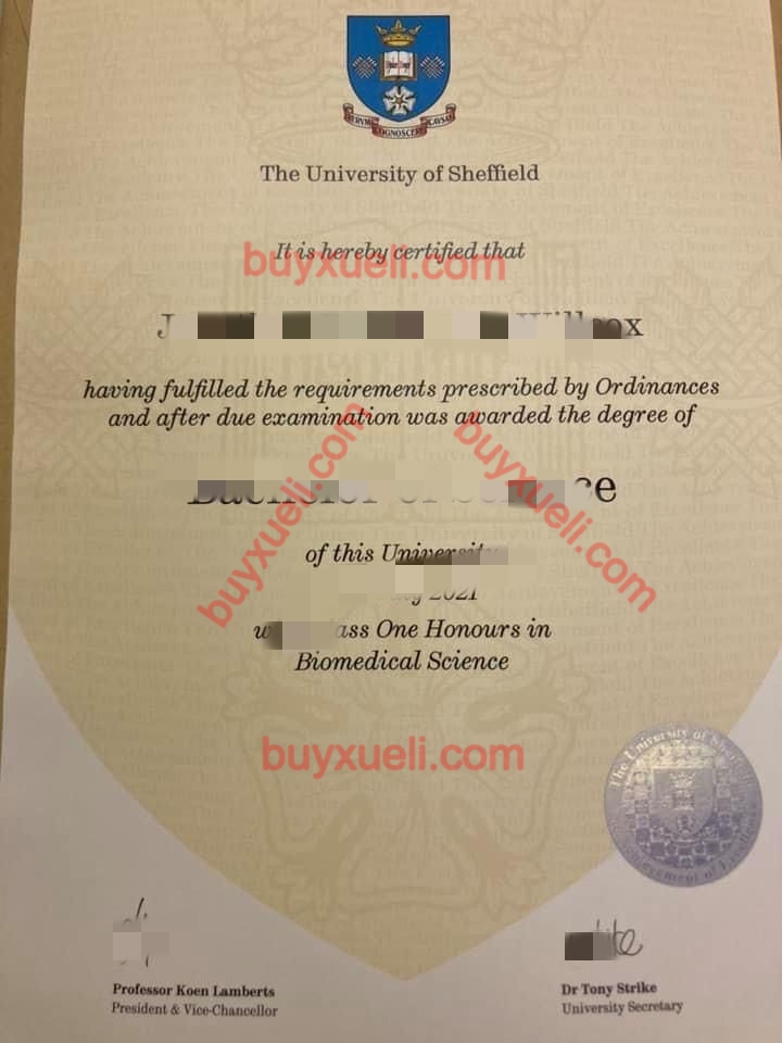 英国谢菲尔德大学毕业证购买,谢菲尔德大学文凭购买,谢大毕业证购买,The University of Sheffield文凭