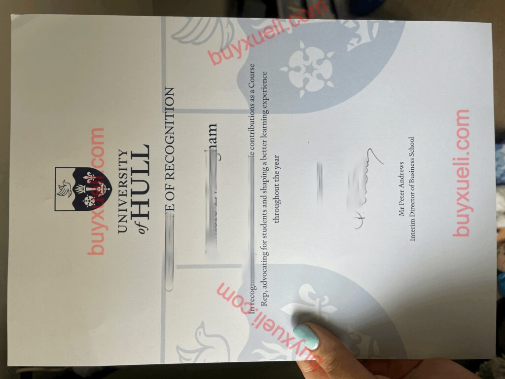 办理赫尔大学环境科学学院毕业证书，购买赫尔大学卫生科学学院文凭，在线加急制作University of Hull文凭电子图