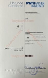 办理德国亚琛工业大学毕业证书,复刻亚琛莱茵-威斯特法伦工业大学毕业文凭,RWTH Aachen学位证书,在线购买德国亚琛工业大学2025最新毕业证