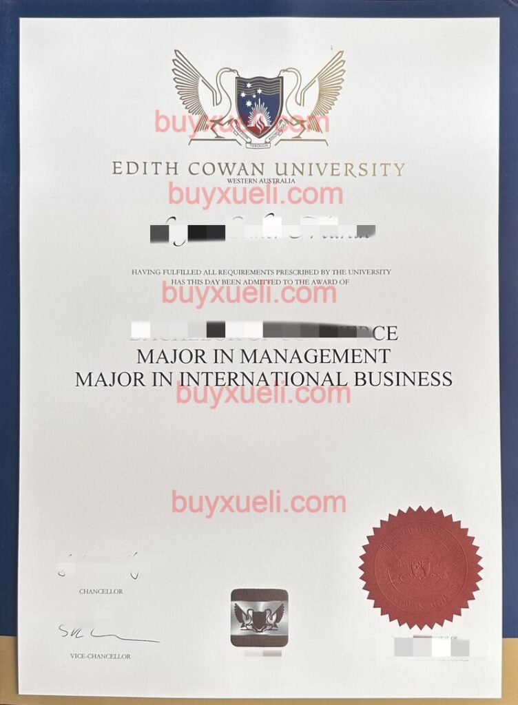 澳洲伊迪斯科文大学毕业证办理,Edith Cowan University文凭办理,ECU硕士文凭定制,diploma