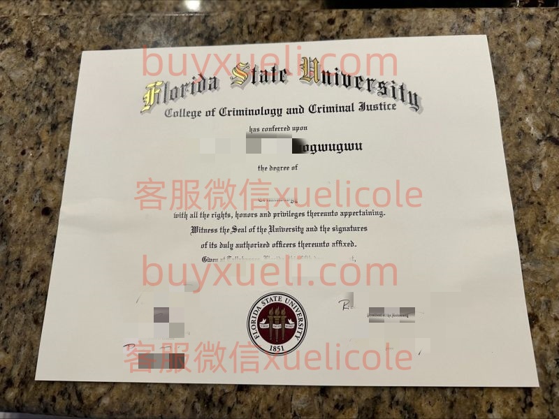 办理佛罗里达州立大学FSU英文毕业证书，美国线上购买FSU毕业文凭,添加专业客服微信（xuelicole）咨询下单流程,佛罗里达州立大学FSU毕业证书模版图,办美国真实留信认证