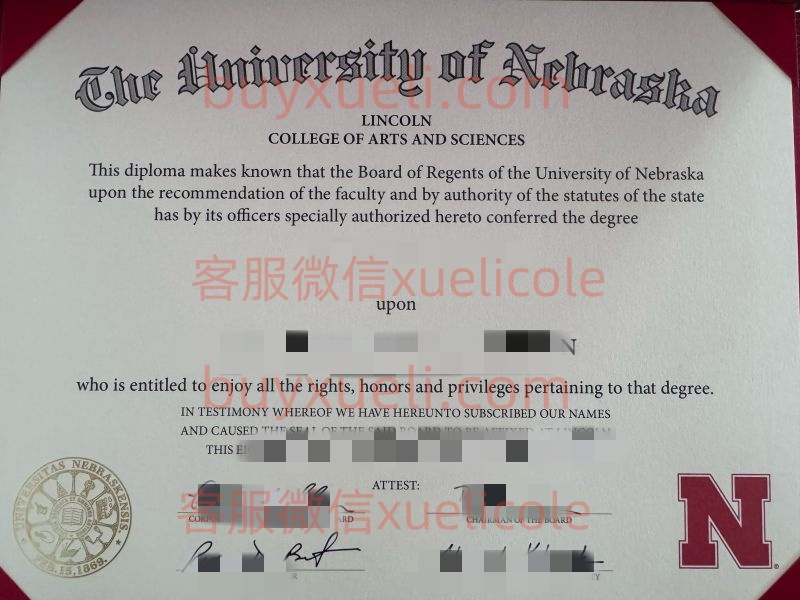 办理内布拉斯加大学林肯分校UNL英文毕业证书，美国线上购买内布拉斯加大学毕业文凭,添加专业客服微信（xuelicole）咨询下单流程,内布拉斯加大学林肯分校毕业证书模版图,办美国真实留信认证