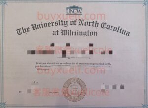 办理北卡罗来纳大学威尔明顿分校英文毕业证书，美国线上购买UNCW毕业文凭,添加专业客服微信（xuelicole）咨询下单流程,UNC Wilmington毕业证书模版图,办美国真实留信认证