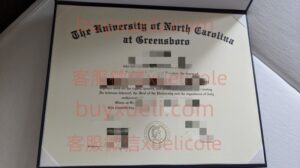 办理北卡罗来纳大学格林斯伯勒分校英文毕业证书，美国线上购买UNC Greensboro毕业文凭,添加专业客服微信（xuelicole）咨询下单流程,北卡罗来纳大学格林斯伯勒分校UNCG毕业证书模版图