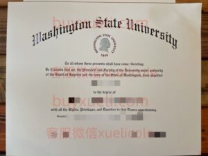 办理华盛顿州立大学WSU英文毕业证书，美国线上购买WSU毕业文凭,添加专业客服微信（xuelicole）咨询下单流程,WSU华盛顿州立大学WSU业证书模版图,办美国真实留信认证