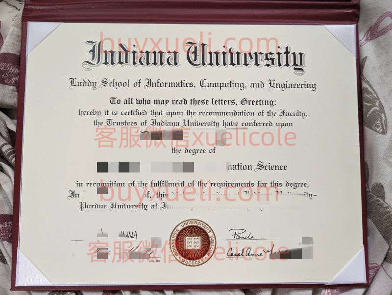 办理印第安纳大学印第安纳波利斯分校IUPUI英文毕业证书，美国线上购买Indiana University-Purdue University Indianapolis毕业文凭,添加专业客服微信（xuelicole）咨询下单流程