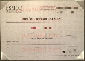 想购买一份法国高级时装学院ESMOD毕业证书要什么资料，办理时装界的哈佛法国时尚艺术与技术高等学院毕业文凭，线上查看法国高级时装学院学位证书样本