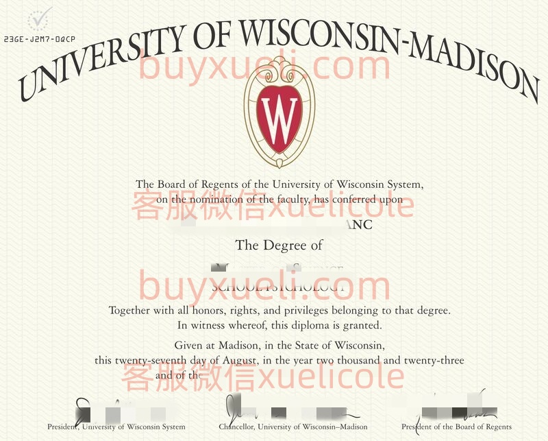办理威斯康星大学麦迪逊分校UW-Madison英文毕业证书，美国线上购买University of Wisconsin毕业文凭,添加专业客服微信（xuelicole）咨询下单流程