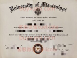 办理密西西比大学Ole Miss英文毕业证书，美国线上购买Ole Miss毕业文凭,添加专业客服微信（xuelicole）咨询下单流程,密西西比大学毕业证书模版图,办美国真实留信认证