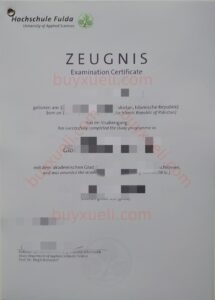 在线购买富尔达应用技术大学毕业证，在线快速办理富尔达应用技术大学文凭，Hochschule Fulda - University of Applied Sciences文凭认证,
