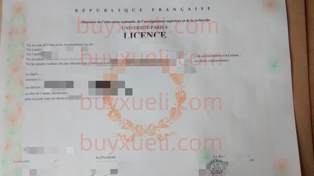 法国巴黎第八大学位证样本,办理法国硕士文凭,代办高仿法国毕业证,购买万塞讷-圣但尼大学毕业证书,巴黎第八大学毕业证文凭,办理法国巴黎第八大学毕业证