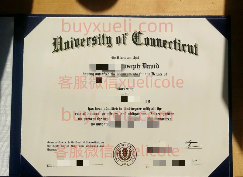 办理UCONN康涅狄格大学英文毕业证书，美国线上购买康涅狄格大学毕业文凭,添加专业客服微信（xuelicole）咨询下单流程,康涅狄格大学毕业证书模版图,办美国真实留信认证