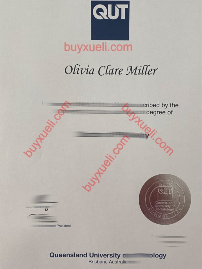 澳洲昆士兰科技大学QUT文凭diploma办理澳大利亚QUT大学2025年最新版成绩单购买澳洲昆科大本硕毕业证