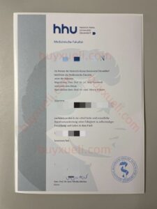 在线购买杜塞尔多夫大学毕业证，原版制作杜塞尔多夫大学文凭，杜塞尔多夫海因里希·海涅大学学位证书，德国HHU留服认证,在线查看德国杜塞尔多夫大学毕业证样本