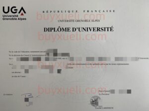 办理一份法国格勒诺布尔大学毕业证书要多久,客服24小时在线制作格勒诺布尔-阿尔卑斯大学UGA毕业文凭,购买Université Grenoble Alpes学位证书,法国格勒诺布尔阿尔卑斯大学毕业证