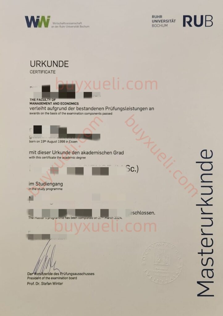 德国波鸿鲁尔大学毕业证购买,制作波鸿鲁尔大学文凭,加急做德国波鸿鲁尔大学 学位证书,德国在线购买文凭,波鸿鲁尔大学毕业证