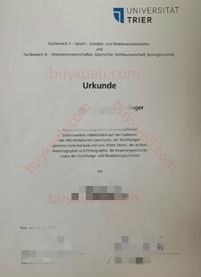 买德国特里尔大学毕业证书原版一比一,办理特里尔大学毕业文凭,Universität Trier学士学位证书,在线查看德国高质量文凭样本