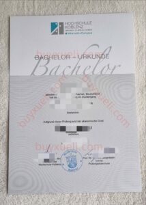 购买德国科布伦茨应用技术大学毕业证书,办理Hochschule Koblenz学位证书,在线做德国科布伦茨应用技术大学高品质毕业文凭