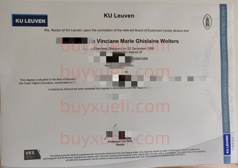 马上购买荷兰语鲁汶天主教大学KU Leuven毕业证书,加急做荷兰语鲁汶天主教大学KUL毕业文凭,线上查看鲁汶大学KUL学位证书样本,荷兰留信认证
