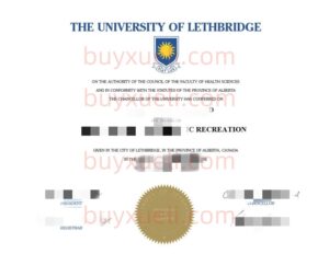 在线购买一份加拿大莱斯布里奇大学2025年最新毕业证书要多久,在哪里可以做加拿大莱斯布里奇大学U of L原版毕业文凭,University of Lethbridge学士学位证书