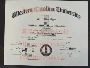 办理西卡罗来纳大学WCU英文毕业证书，美国线上购买Western Carolina University毕业文凭,添加专业客服微信（xuelicole）咨询下单流程,西卡罗来纳大学毕业证书模版图,办美国真实留信认证