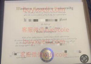 办理西部州长大学WGU英文毕业证书，美国线上购买Western Governors University毕业文凭,添加专业客服微信（xuelicole）咨询下单流程,西部州长大学毕业证书模版图,办美国真实留信认证