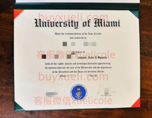 办理UM迈阿密大学英文毕业证书，美国线上购买迈阿密大学UMiami毕业文凭,添加专业客服微信（xuelicole）咨询下单流程,迈阿密大学毕业证书模版图,办美国真实留信认证