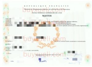 里昂高师ENS Lyon原版毕业证书原版一比一制作，快速拿到法国里昂高等师范学校ENS Lyon毕业文凭，加客服在线查看里昂高等师范学校学位证书样本图