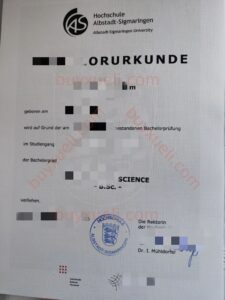 办理阿尔布施塔特-锡格马林根应用技术大学毕业证,阿尔布施塔特-锡格马林根应用技术大学教育部认证
