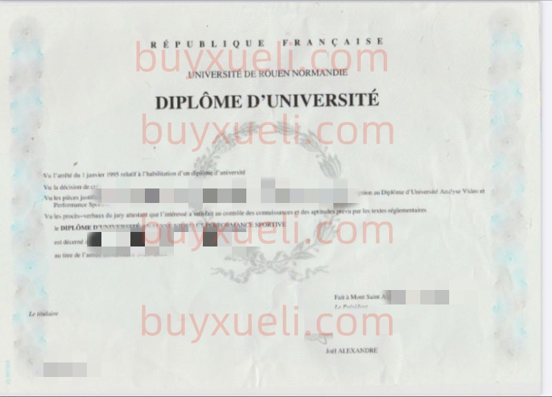 法国鲁昂-诺曼底大学高品质毕业证书制作，原版办理法国鲁昂-诺曼底大学毕业文凭，法国著名的国立综合性大学鲁昂大学学位证书