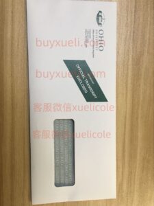 美国俄亥俄大学信封制作，美国各大学原版信封
