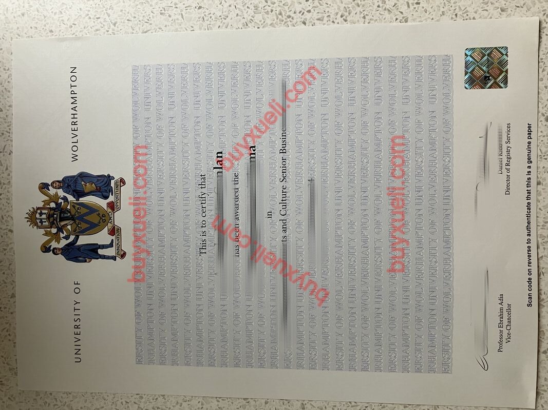定制伍尔弗汉普顿大学毕业证,在哪可以原版复刻伍尔弗汉普顿大学毕业证书,英国学位证书,University of Wolverhampton毕业文凭,办理英国留服认证