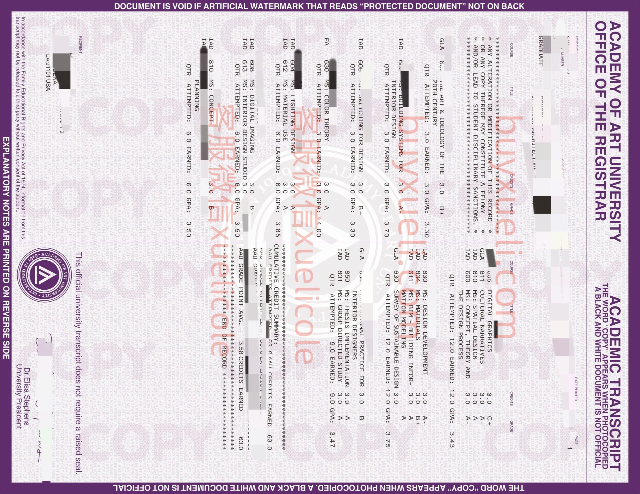 办理旧金山艺术大学成绩单，制作美国AAU本科成绩单ART U成绩单购买,旧金山艺术大学AAU成绩单制作，旧艺大 transcript,订购Academy of Art University transcript，买旧金山艺术大学原版成绩单