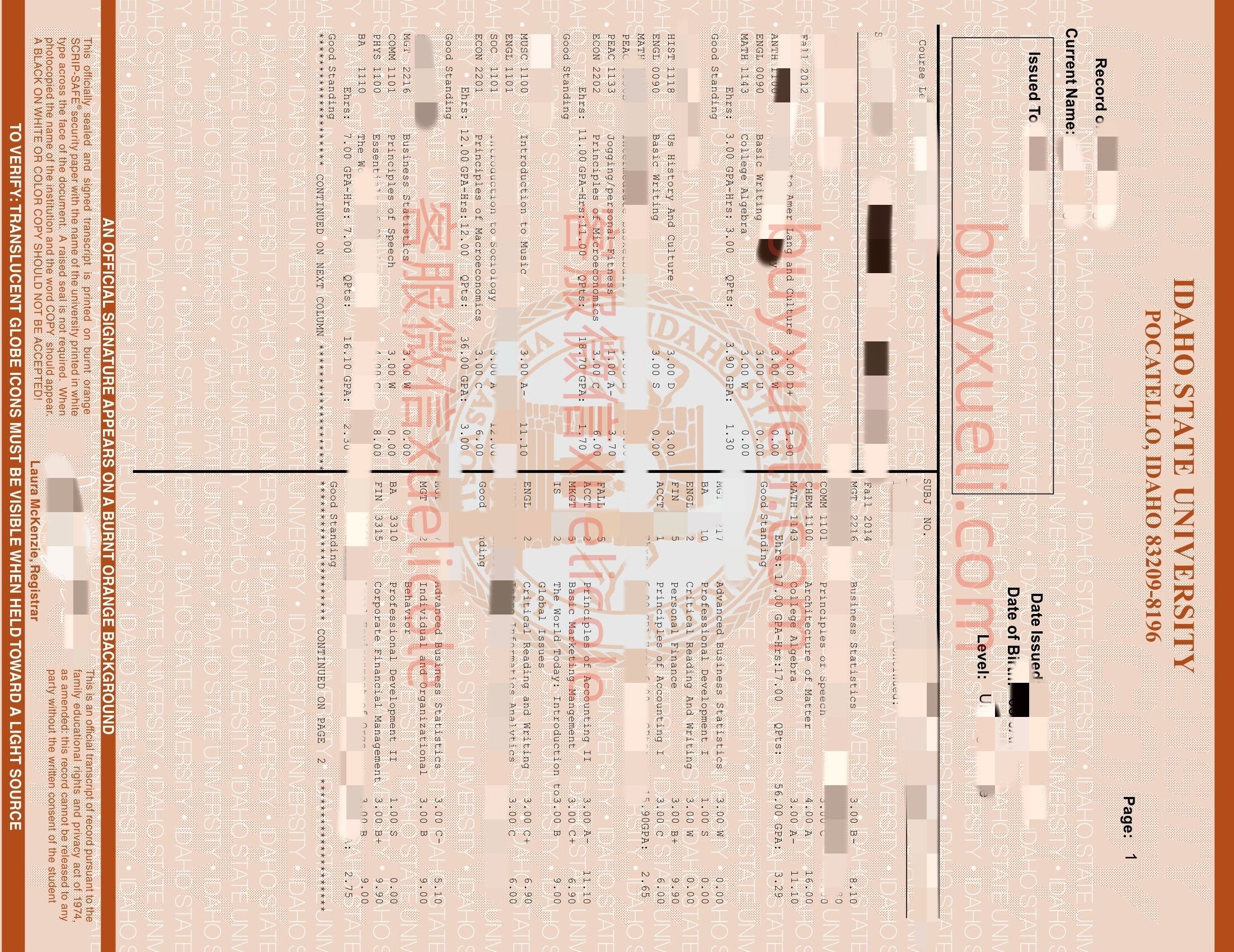 办理爱达荷州立大学ISU成绩单,在线购买美国ISU成绩单，修改爱达荷州立大学成绩单,做一份爱达荷州立大学官方成绩单要多久,线上办理爱达荷州立大学成绩单，ISU transcript,